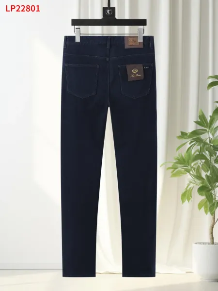 Design Brioni Black Slim Fit Jeans - 11