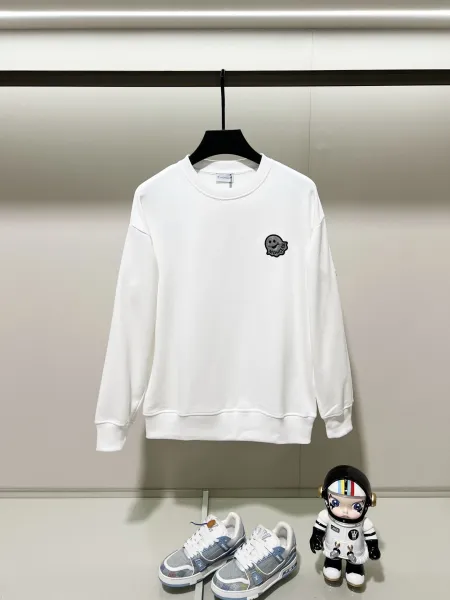 Moncler Ghost Logo White Hoodie - 1