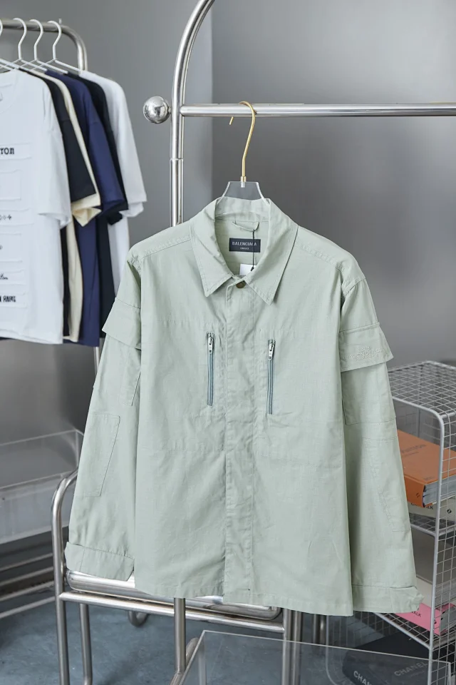 Balenciaga Jackets Zip-Up Windbreaker product detail image 4
