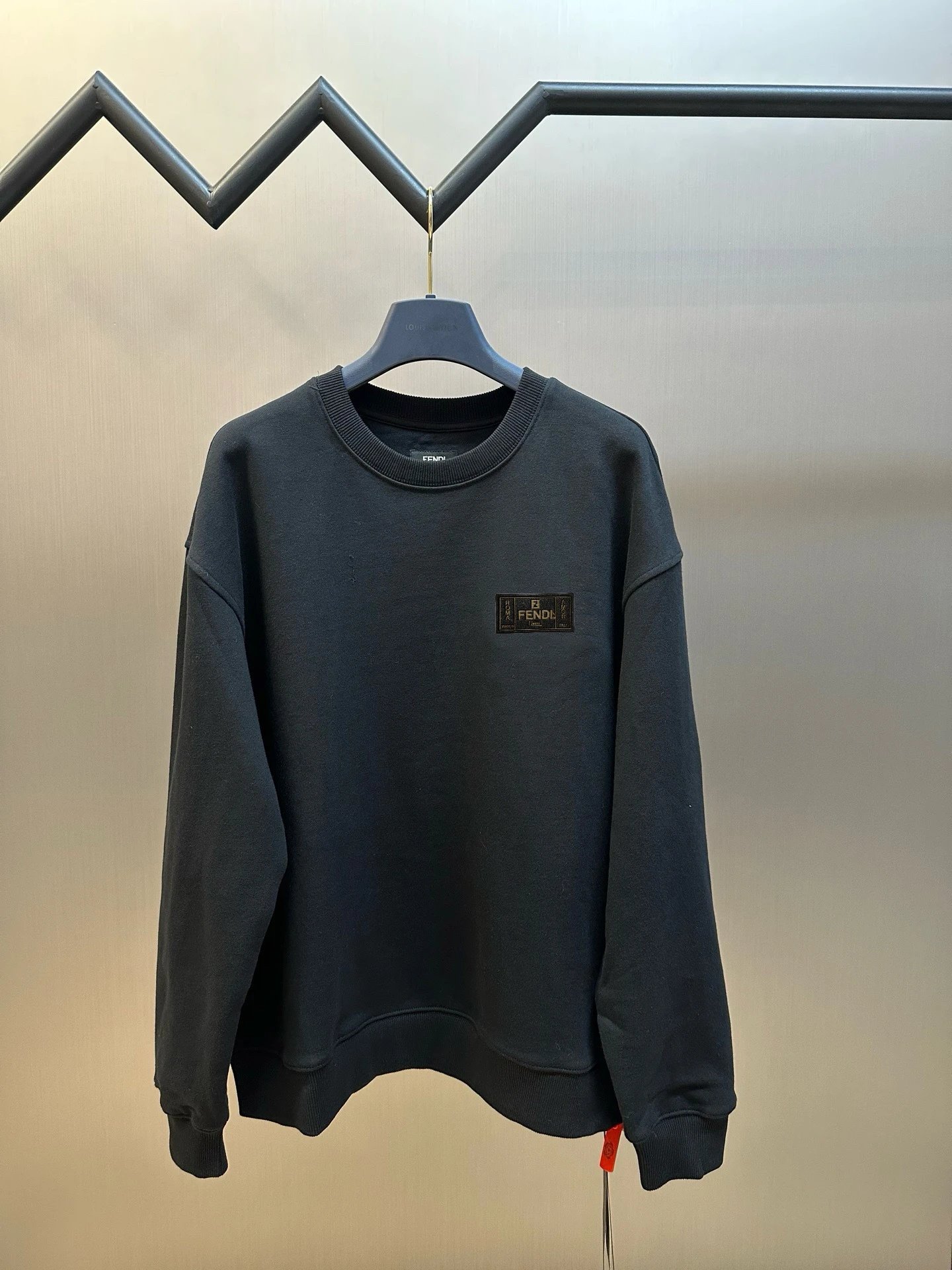 Fendi Monster Eyes Patch Black Sweatshirt Sweater - 17