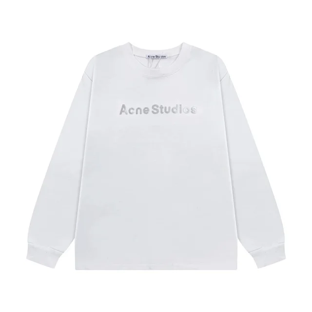 Acne Studios Hoodies & Sweatshirts Face Patch Logo Crewneck Sweatshirt product detail image 11