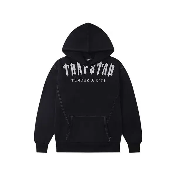 Trapstar Logo Print Windbreaker Jacket in Gray and Sage Green - 16