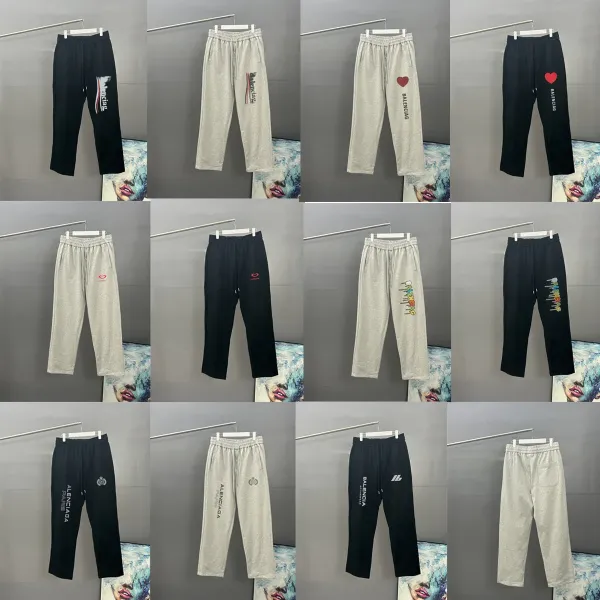Design Sweatpants Gray with Red Logo - 3