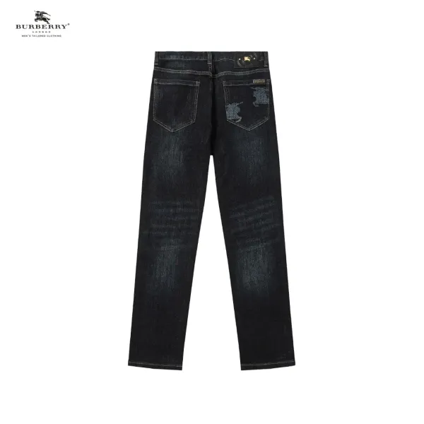 Burberry Straight Fit Corduroy Trousers Brown Pants - 13