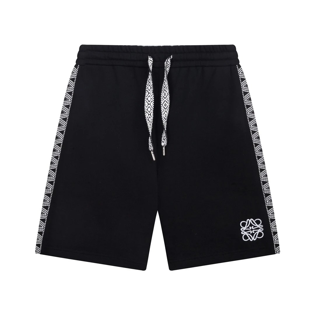 Loewe Anagram Embroidered White Sweat Shorts - 4