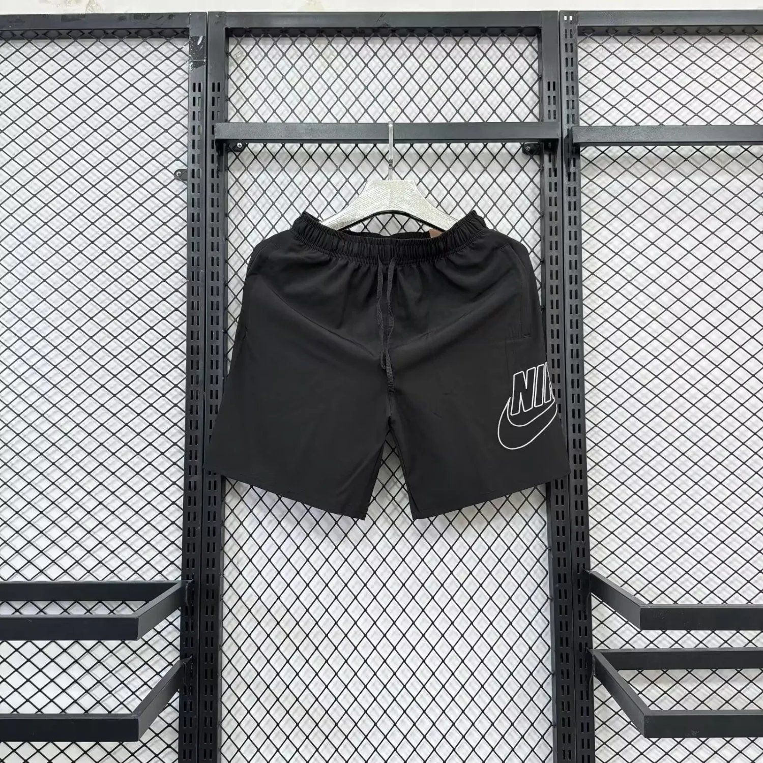 Nike Graphic Swoosh Black Performance Shorts - 8