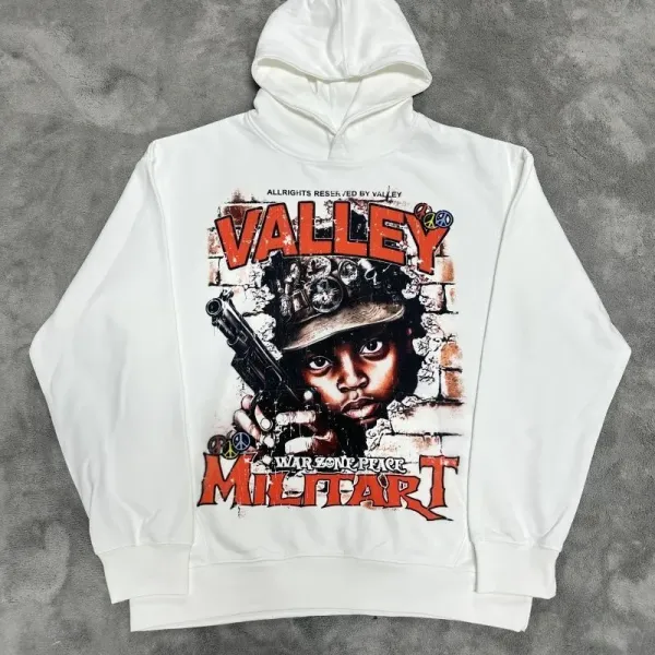 Design World Wide Valley Fake Money Hoodie White Hoodie - 9