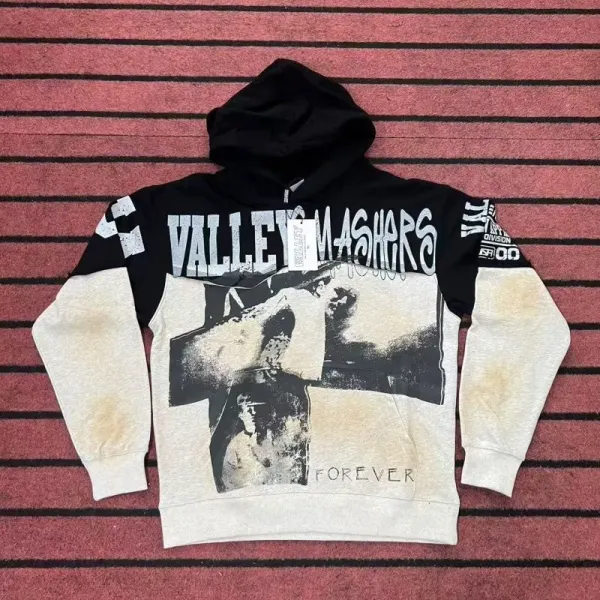 Design World Wide Valley Fake Money Hoodie White Hoodie - 16