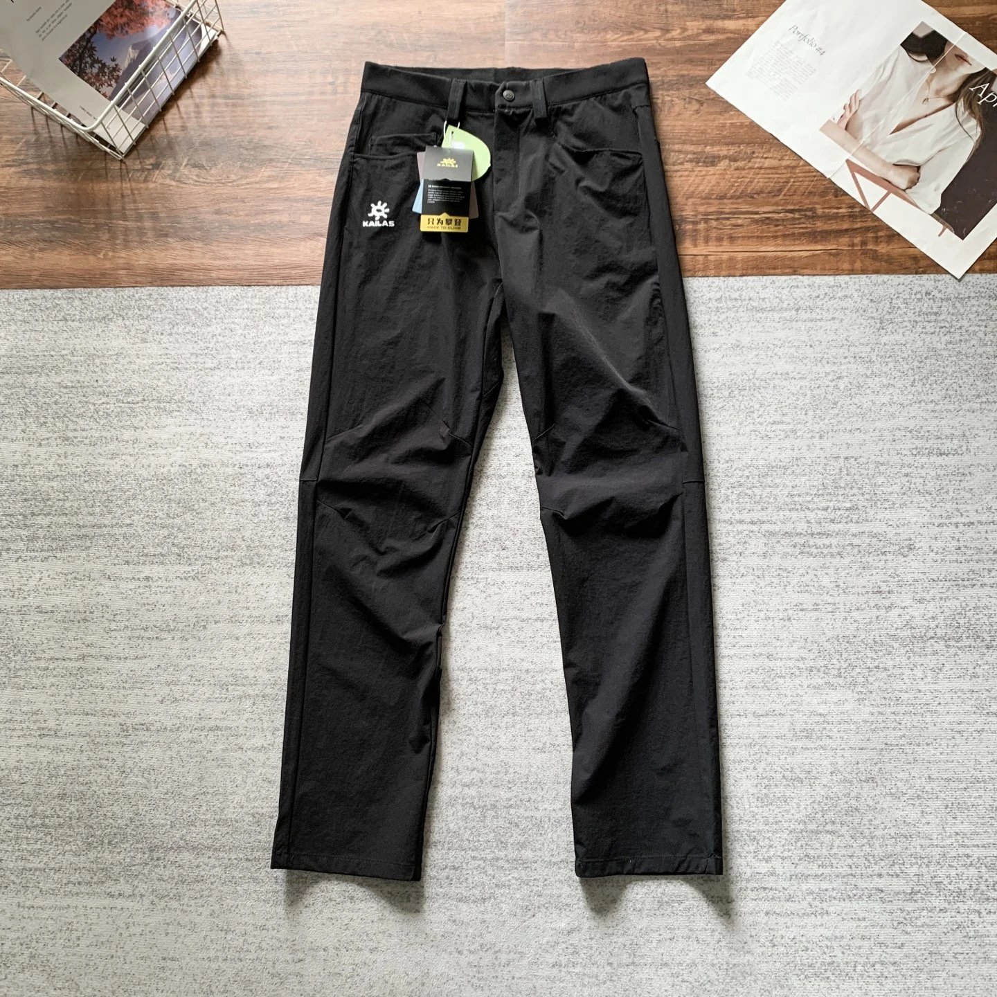 Design KALAS Mountain Pants Black Performance Pants