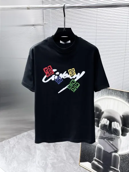 Givenchy Dripping Logo Black T-Shirt - 10