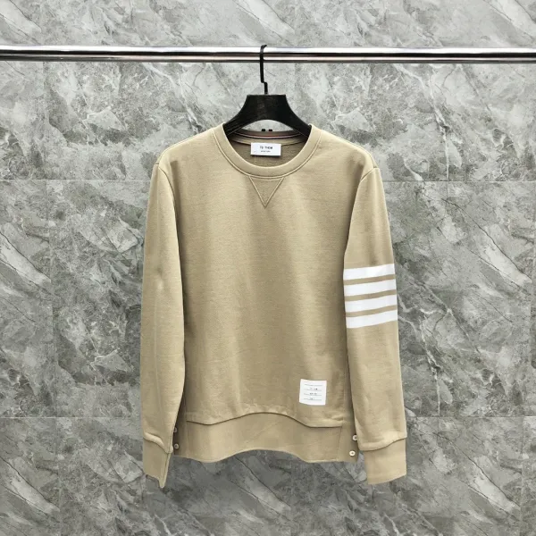 Thom Browne 4-Bar Stripe Black Sweatshirt and Sweatpants Set - 10