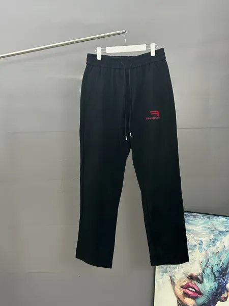 Design Sweatpants Gray with Red Logo - 16
