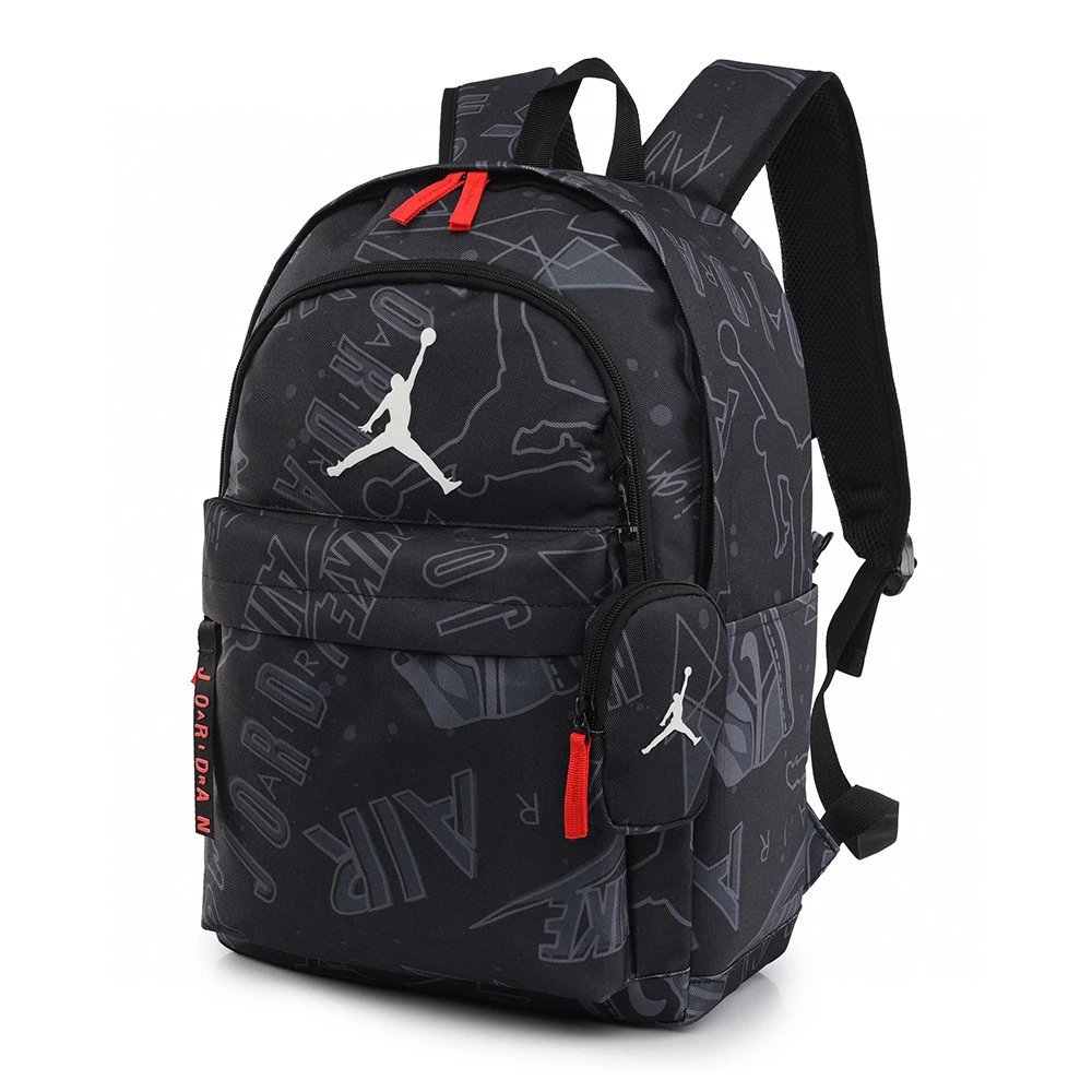 Air Jordan Graphic Print Black Backpack