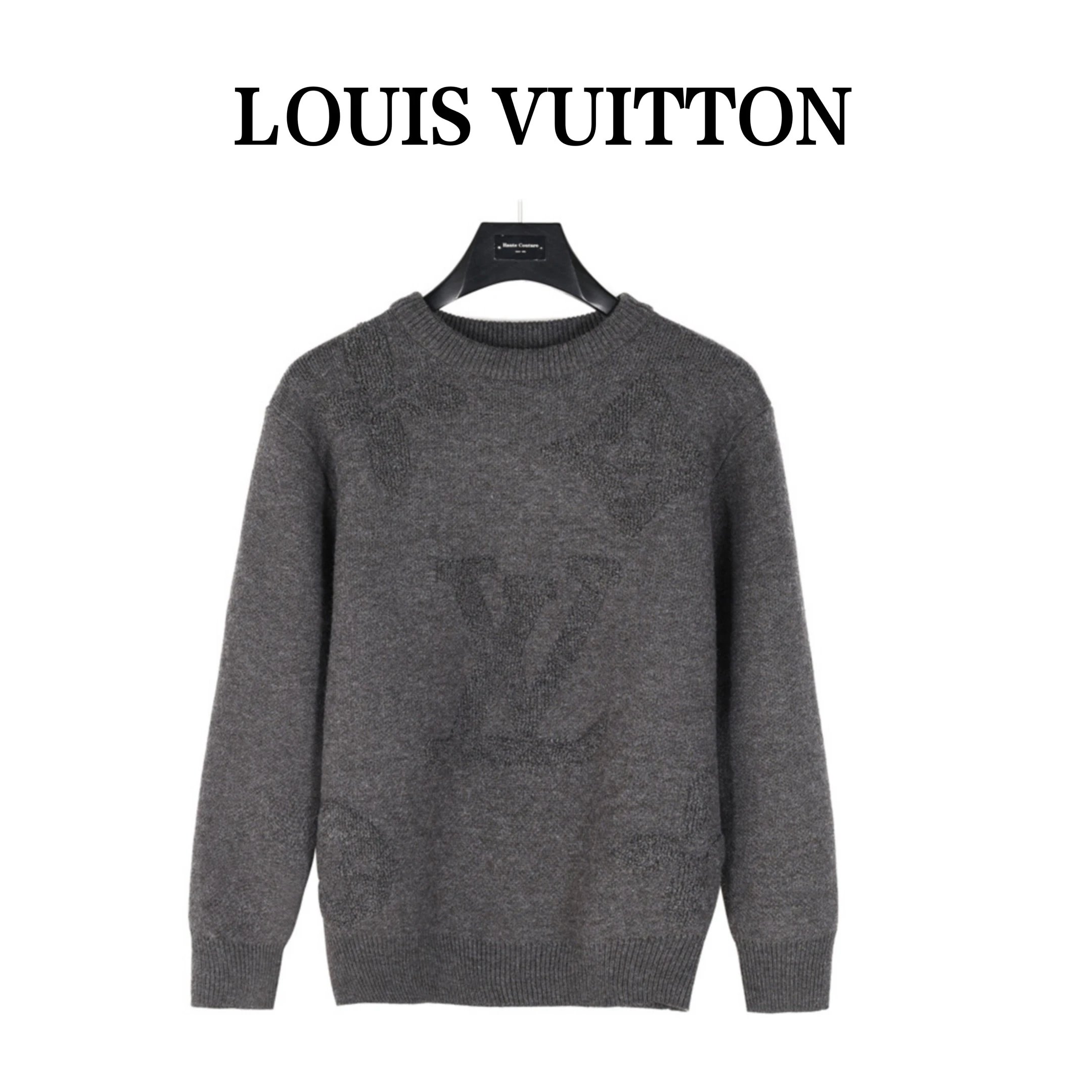 Prada Logo Patch Ribbed Knit Sweater Black - 10