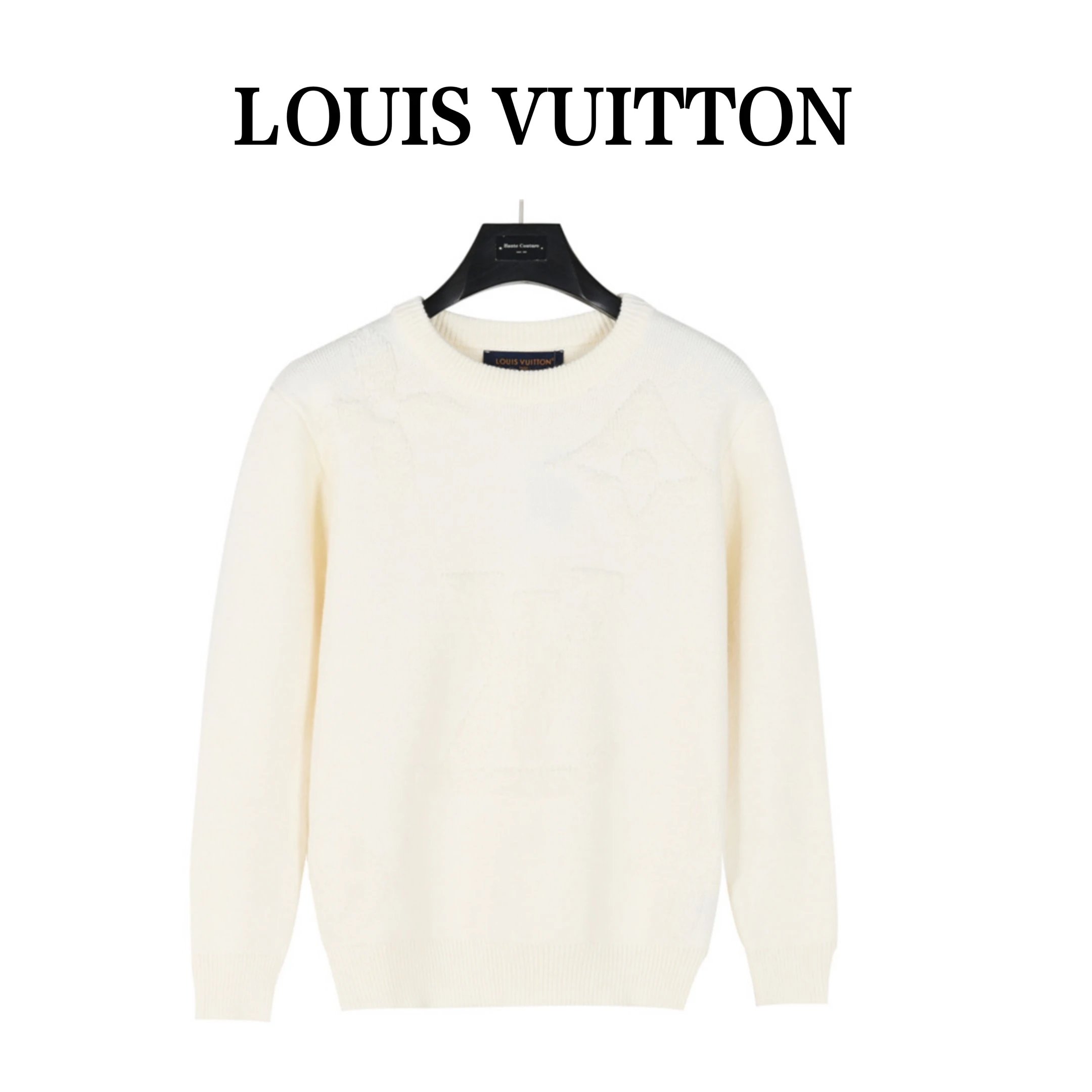 Prada Logo Patch Ribbed Knit Sweater Black - 9