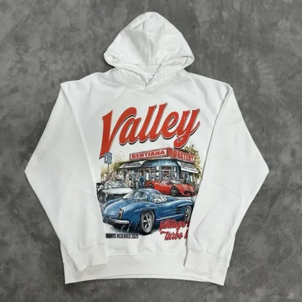 Design World Wide Valley Fake Money Hoodie White Hoodie - 6