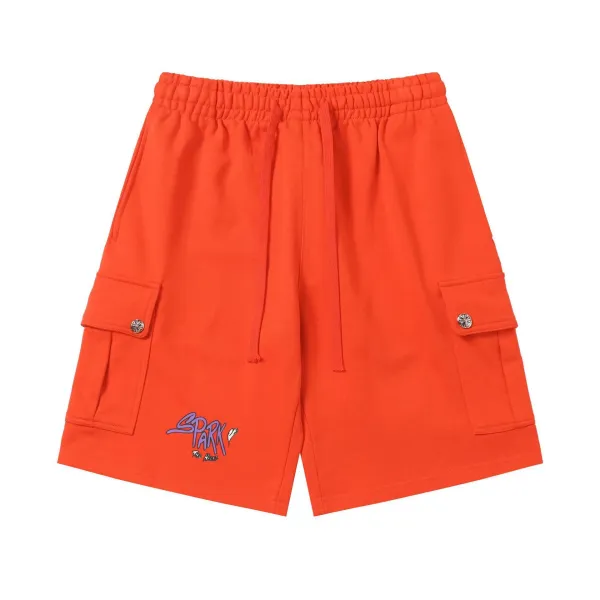 Chrome Hearts Cross Embroidered Sweatshorts Gray Shorts - 5