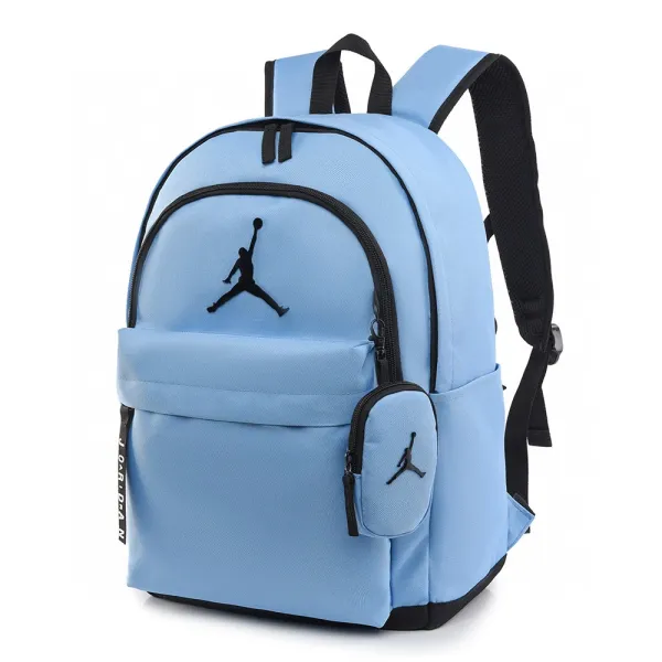 Air Jordan Jumpman Logo Light Blue Casual Backpack - 1