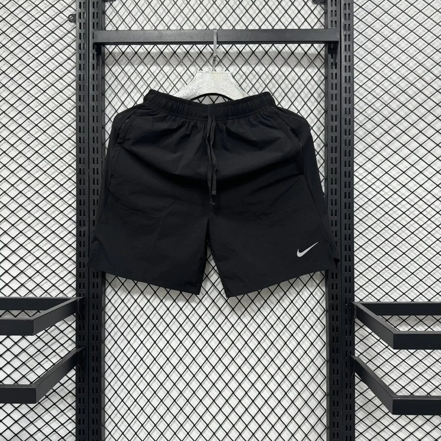 Nike Shorts Elastic-Waist Drawstring Athletic with Zip Pockets — 04