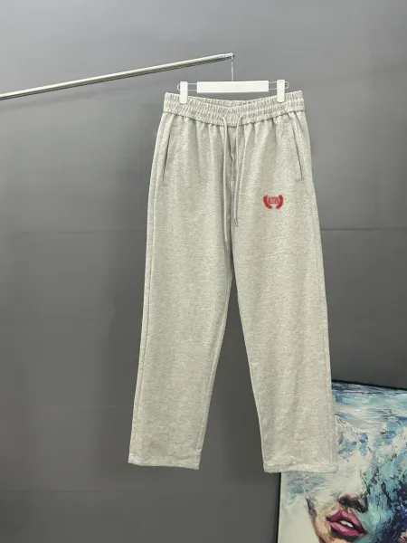 Design Sweatpants Gray with Red Logo - 1