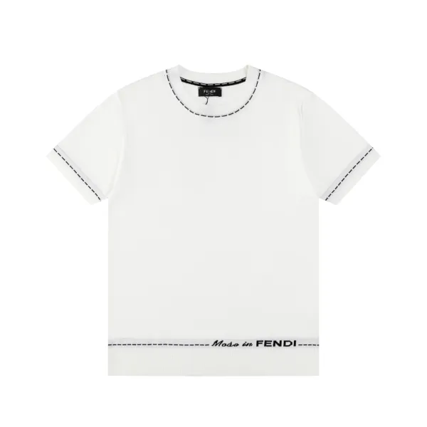 Prada Logo Knit T-Shirt Black - 12