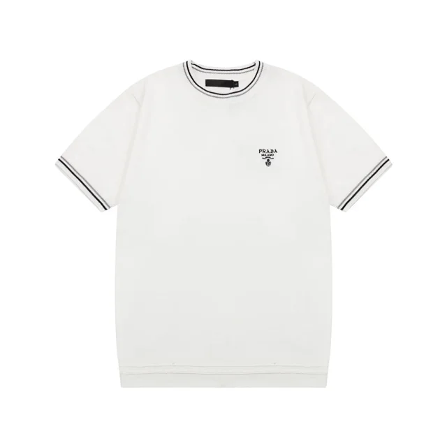 Fendi Knitwear Short-Sleeve Crewneck Knit Sweater product detail image 8