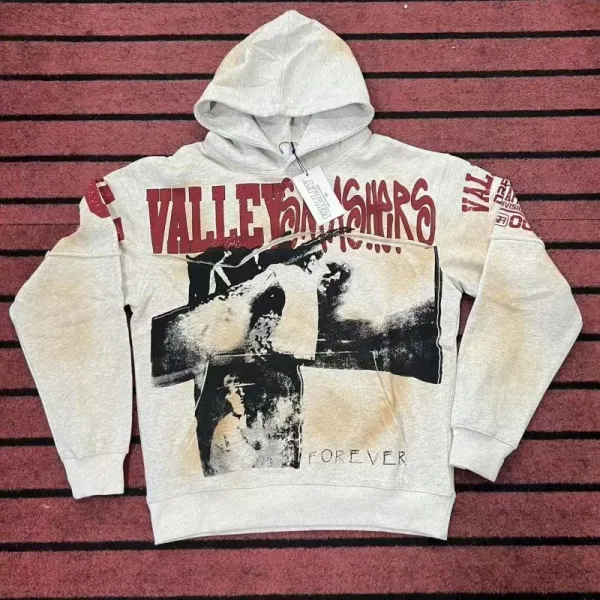 Design World Wide Valley Fake Money Hoodie White Hoodie - 17