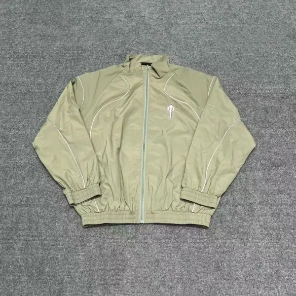 Thom Browne Windbreaker Olive Green Jacket - 1