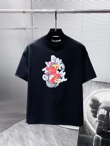 Givenchy Dripping Logo Black T-Shirt - 13
