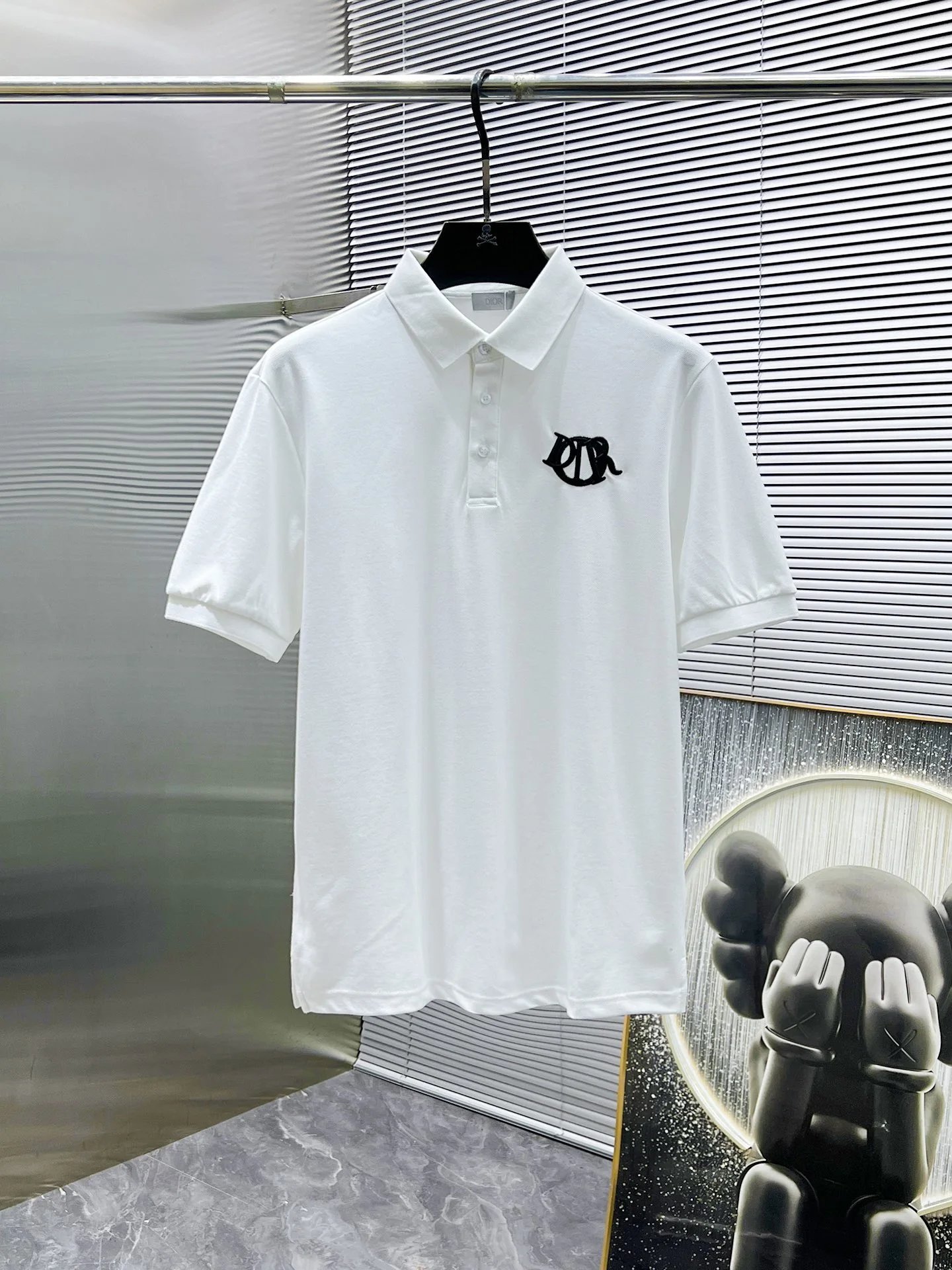 Dior CD Diamond Polo Black Polo Shirt - 14