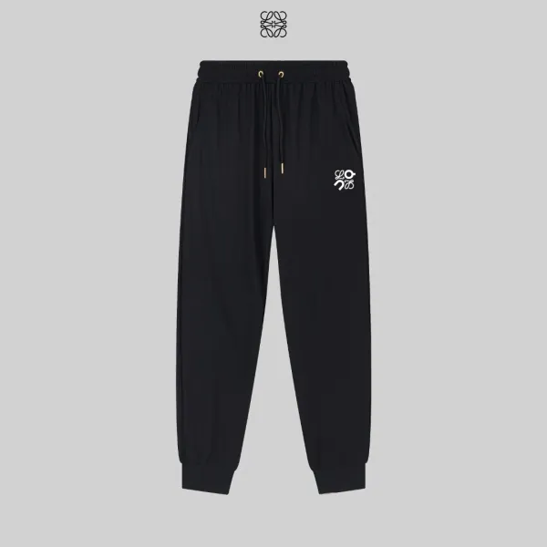 Design Ribbed Jogger Black Sweatpants - 12
