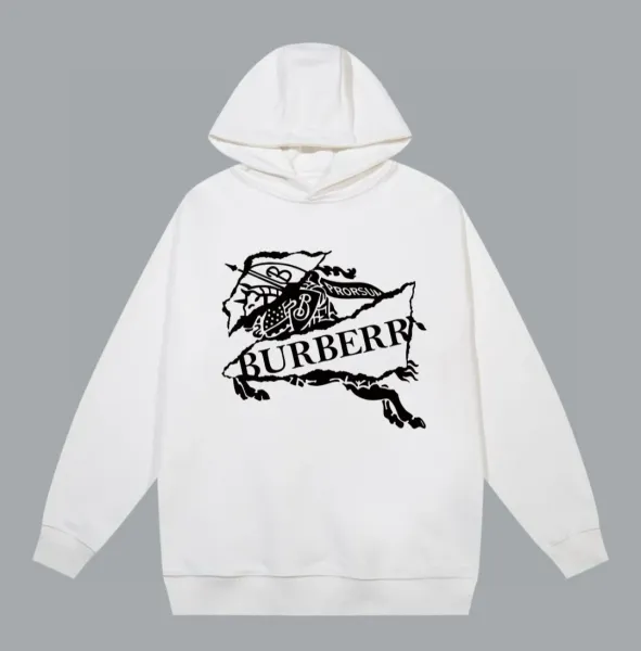 Burberry Logo Hoodie Black - 9