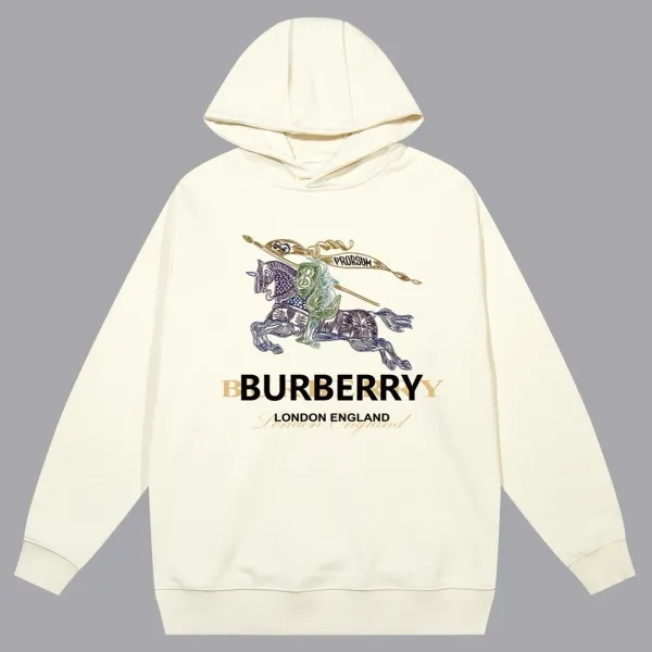Burberry Logo Hoodie Black - 6