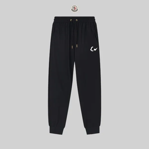 Moncler Genius Moncler x C2H4 Black Ribbed Joggers Sweatpants - 1