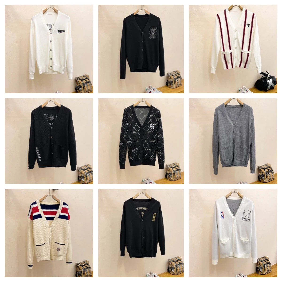 Dior Cardigan Black Embroidered Logo Knit Cardigan Outerwear.cardigan - 3
