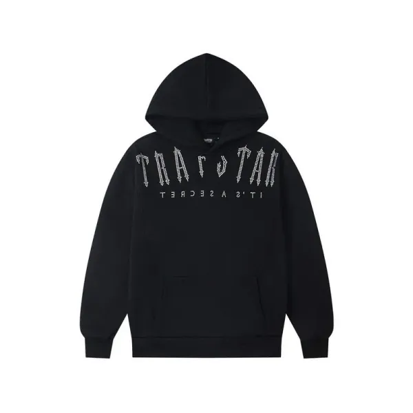 Trapstar Logo Hoodie Black - 1