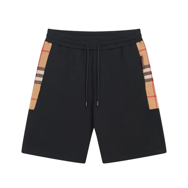 Design Plaid Knit Shorts Gray - 4
