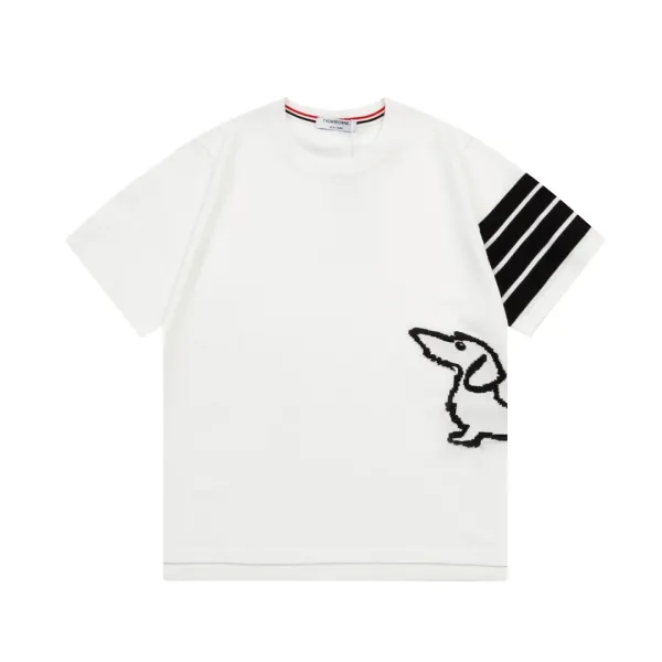 Prada Logo Knit T-Shirt Black - 9