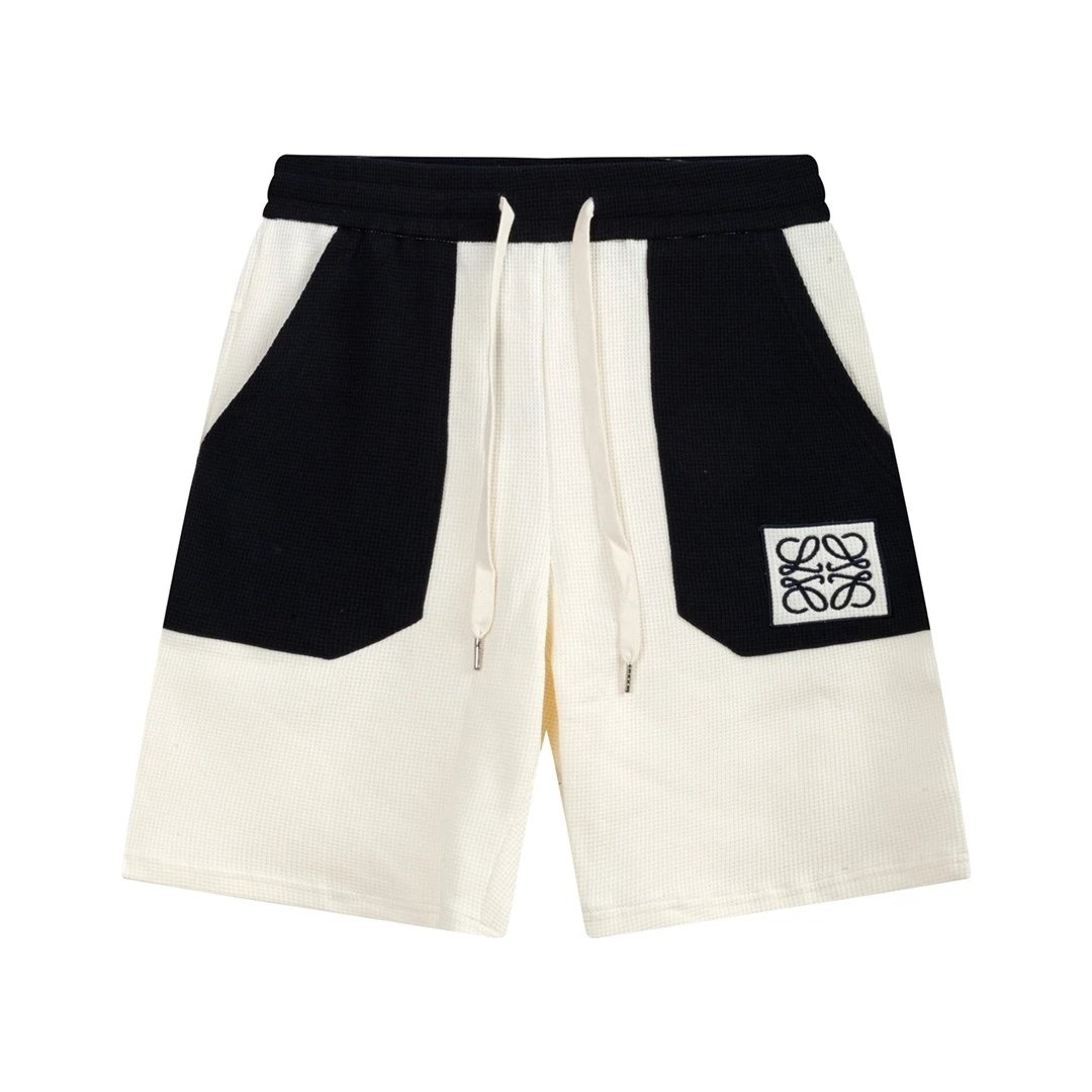 Loewe Anagram Embroidered White Sweat Shorts - 6