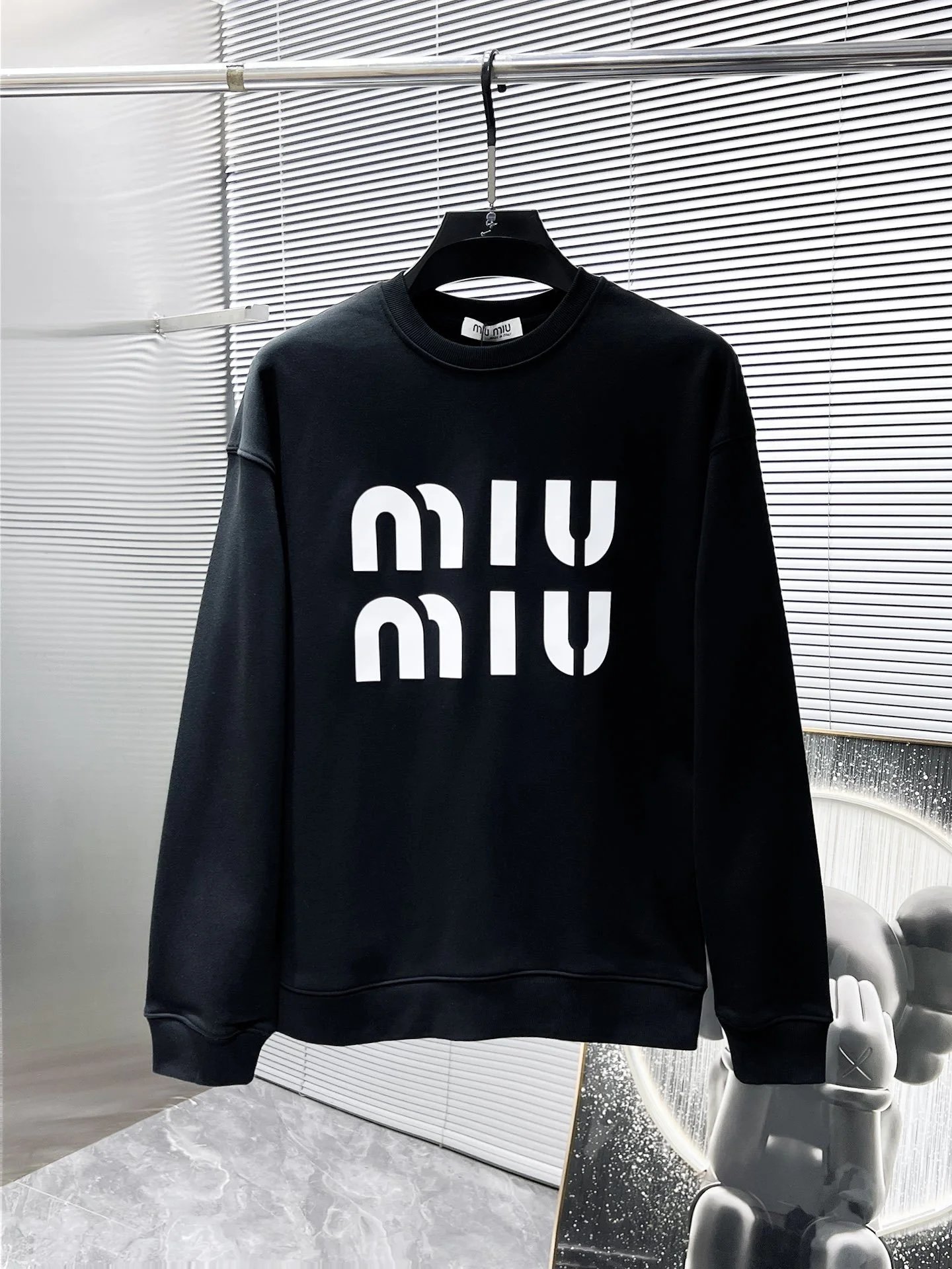 Prada Triangle Logo Black Hoodie - 10
