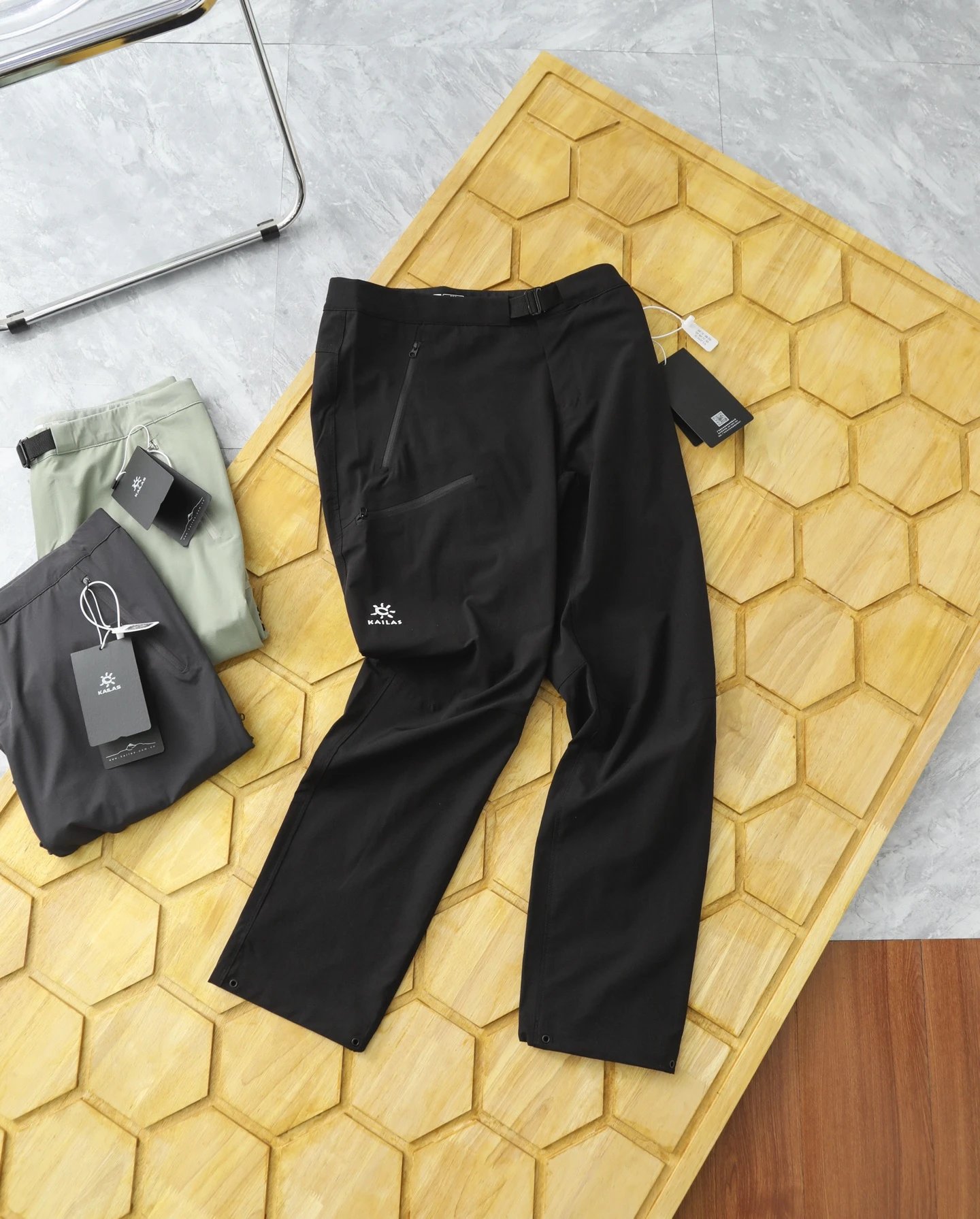 Arc'teryx Kailas Trail Pants Black Performance Pants - 1