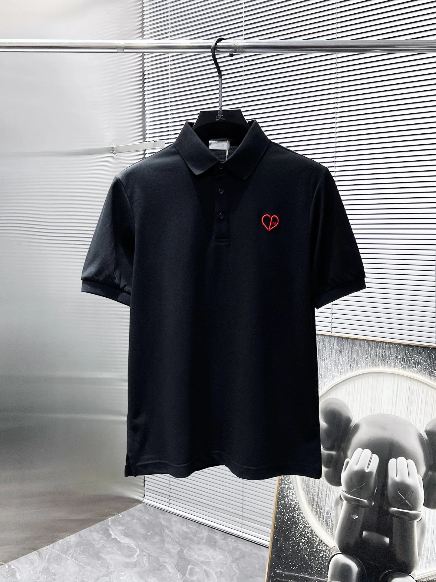 Dior CD Diamond Polo Black Polo Shirt - 11