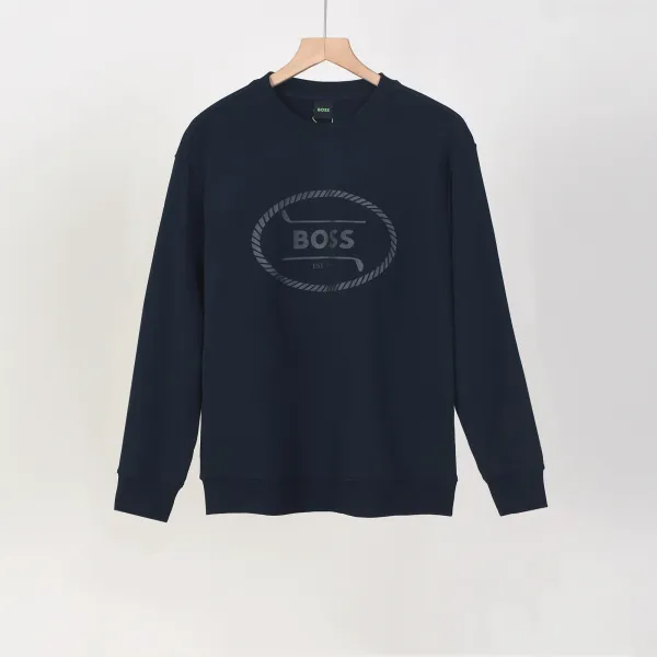 MLB New York Yankees Logo Black Crewneck Sweatshirt Sweater - 7