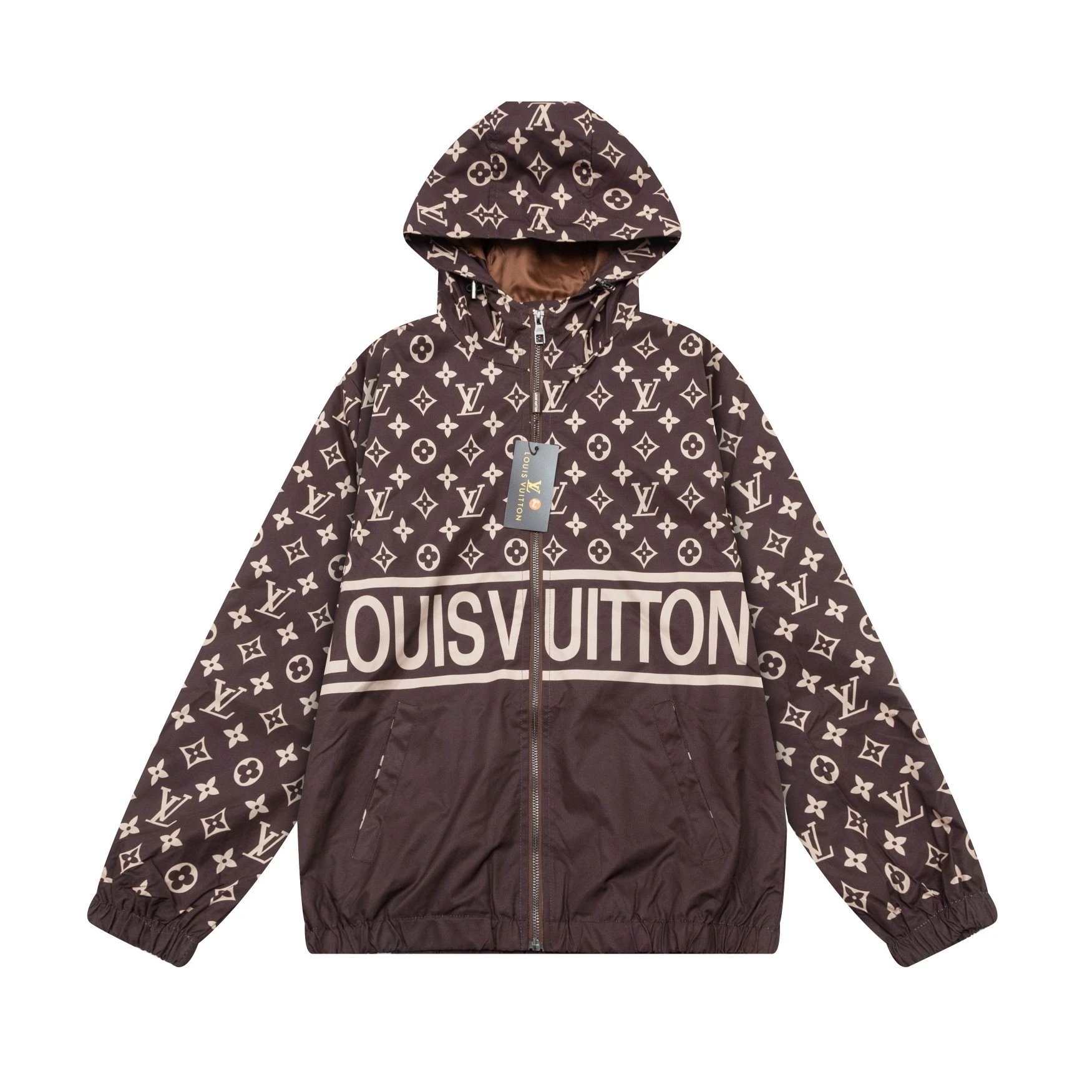 Givenchy 4G Monogram Hooded Windbreaker Black Outerwear - 4
