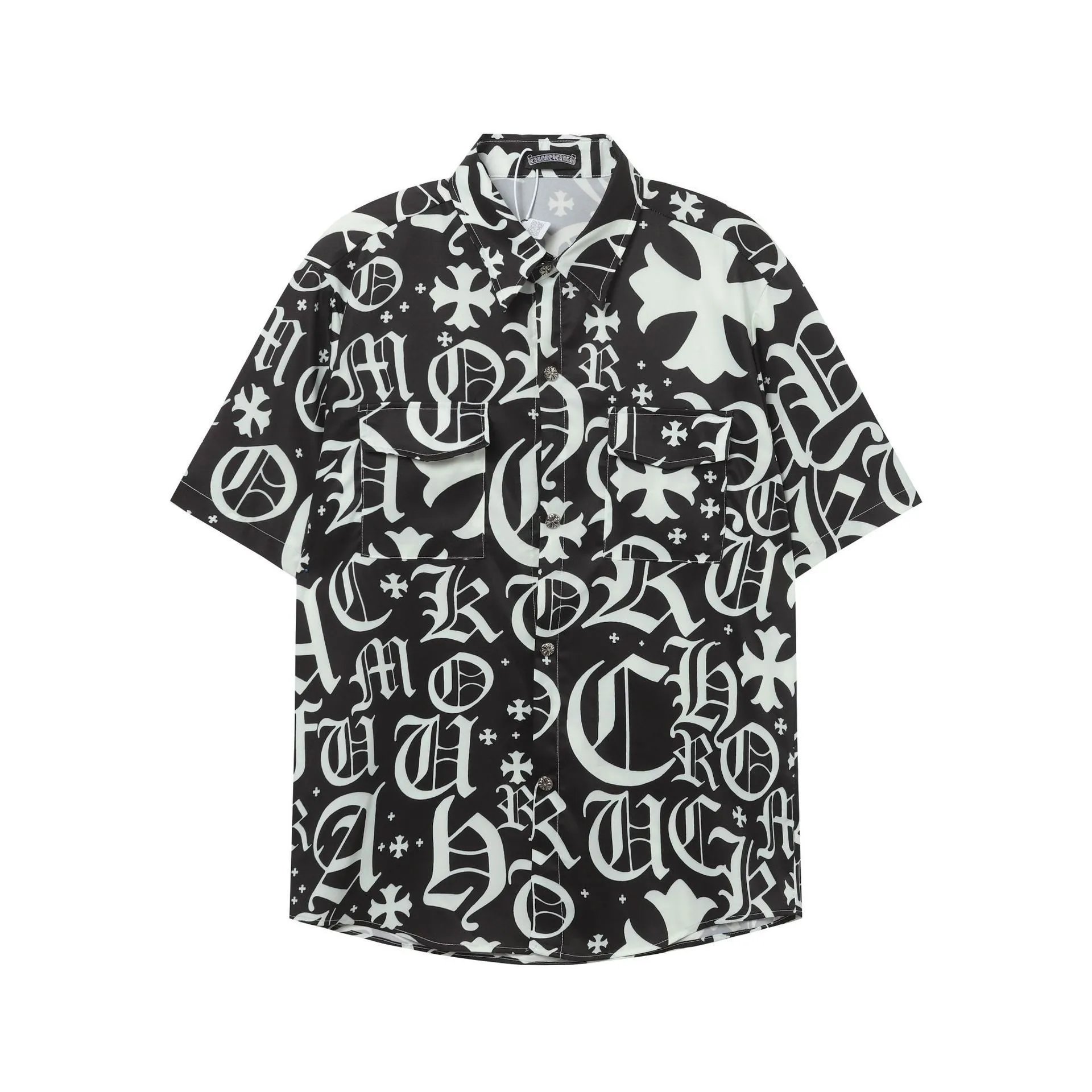 Chrome Hearts Matching Sets Short-Sleeve Printed Shirt and Shorts Set image 6