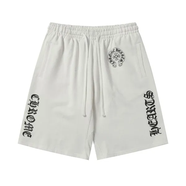 Chrome Hearts Cross Embroidered Sweatshorts Gray Shorts - 8
