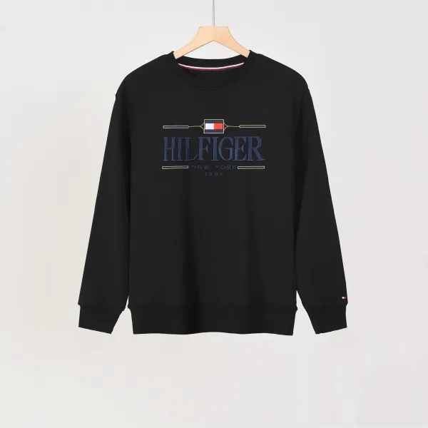 MLB New York Yankees Logo Black Crewneck Sweatshirt Sweater - 11