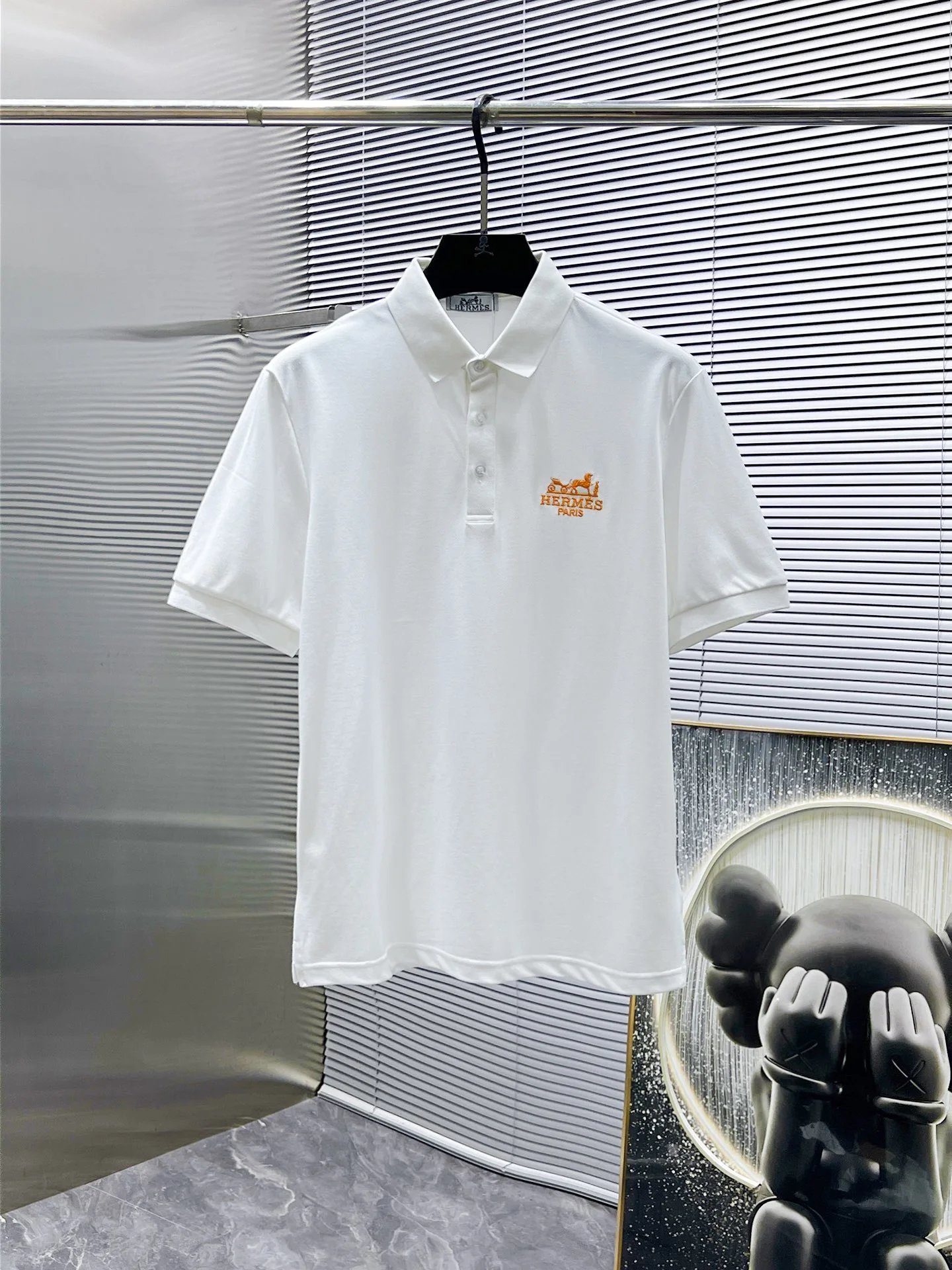 Dior CD Diamond Polo Black Polo Shirt - 6