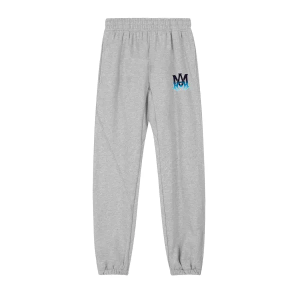 Design Logo Sweatpants Gray - 4