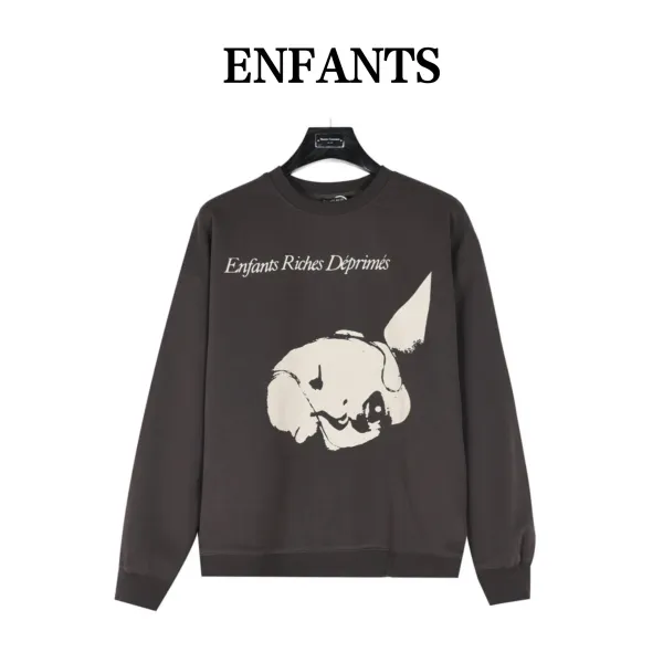 Celine Triomphe Logo Black Crewneck Sweatshirt Sweater - 17